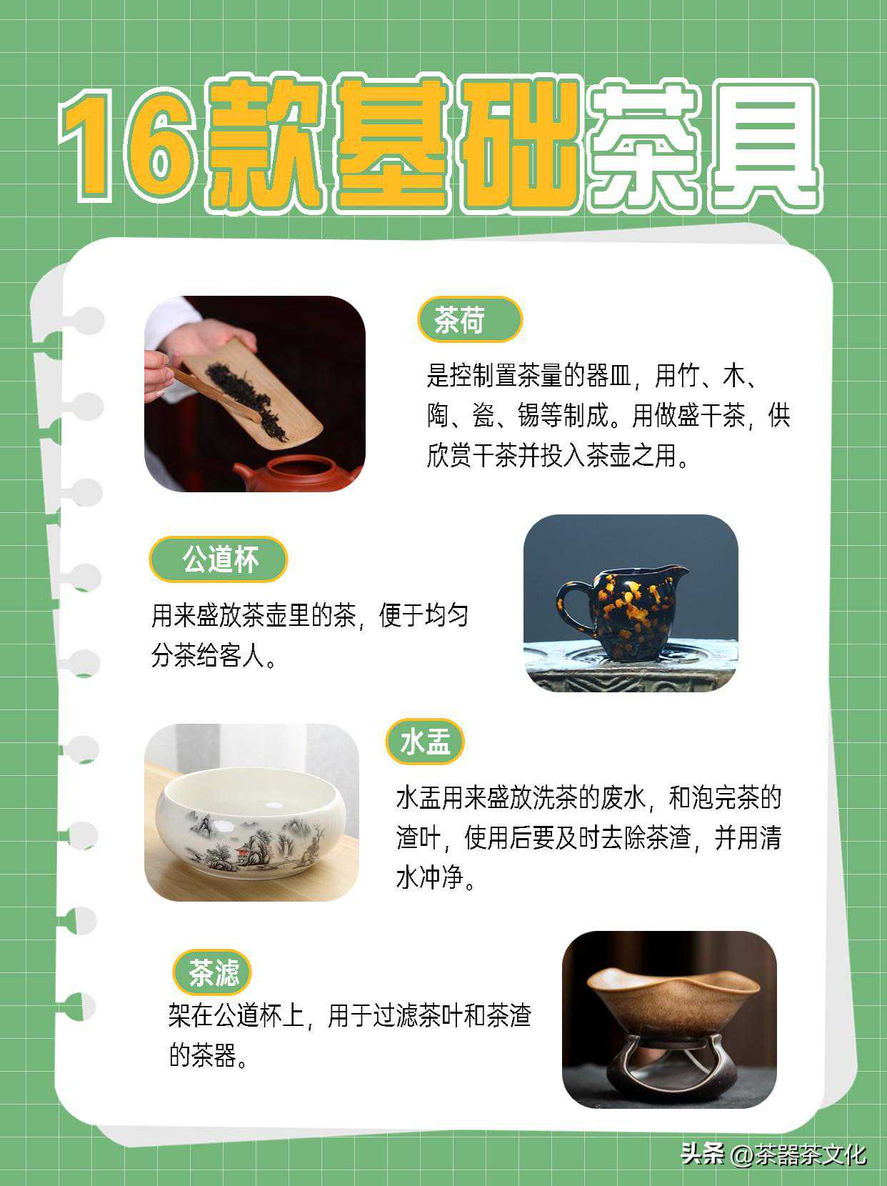 16款基础茶具，看看你都有哪些？