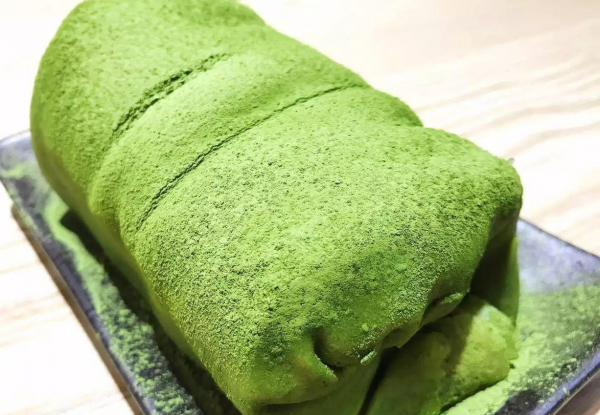 自制网红甜品——经典抹茶毛巾卷